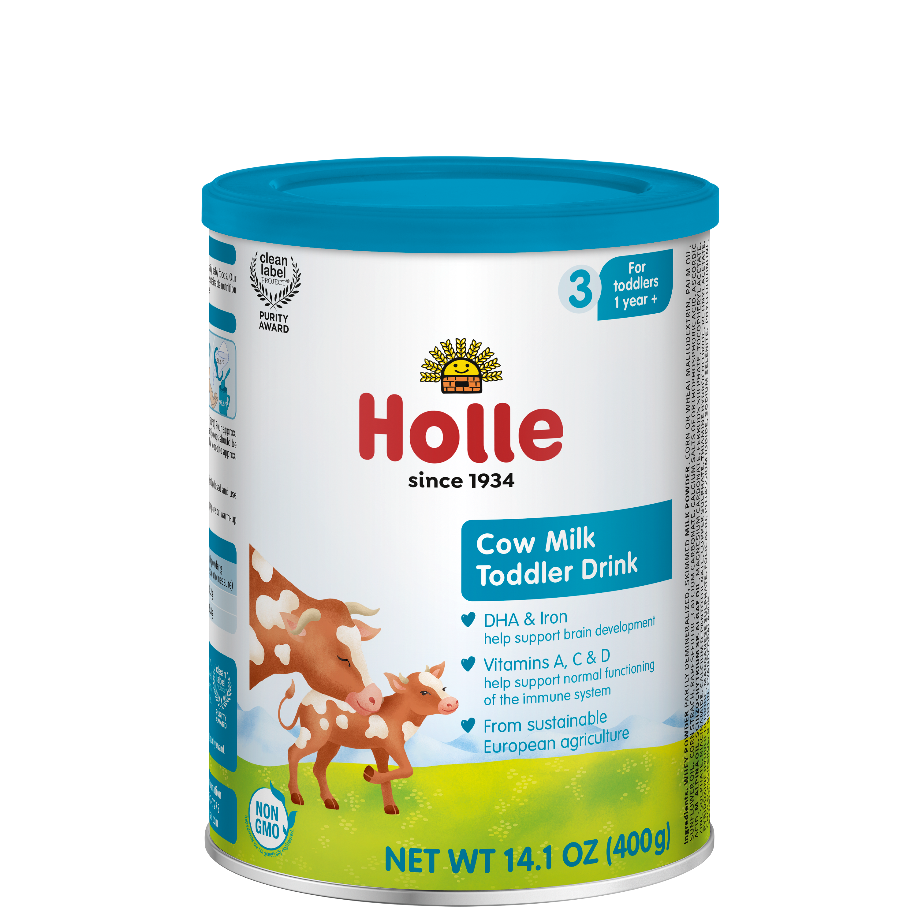Holle Cow Milk Toddler Drink | Stage 3 (14 oz)